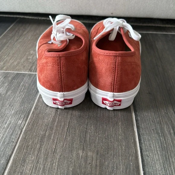 Vans Authentic Pig Suede Shoe Burnt Orange Size Men’s 10.5 or Women's 12 - Picture 4 of 7